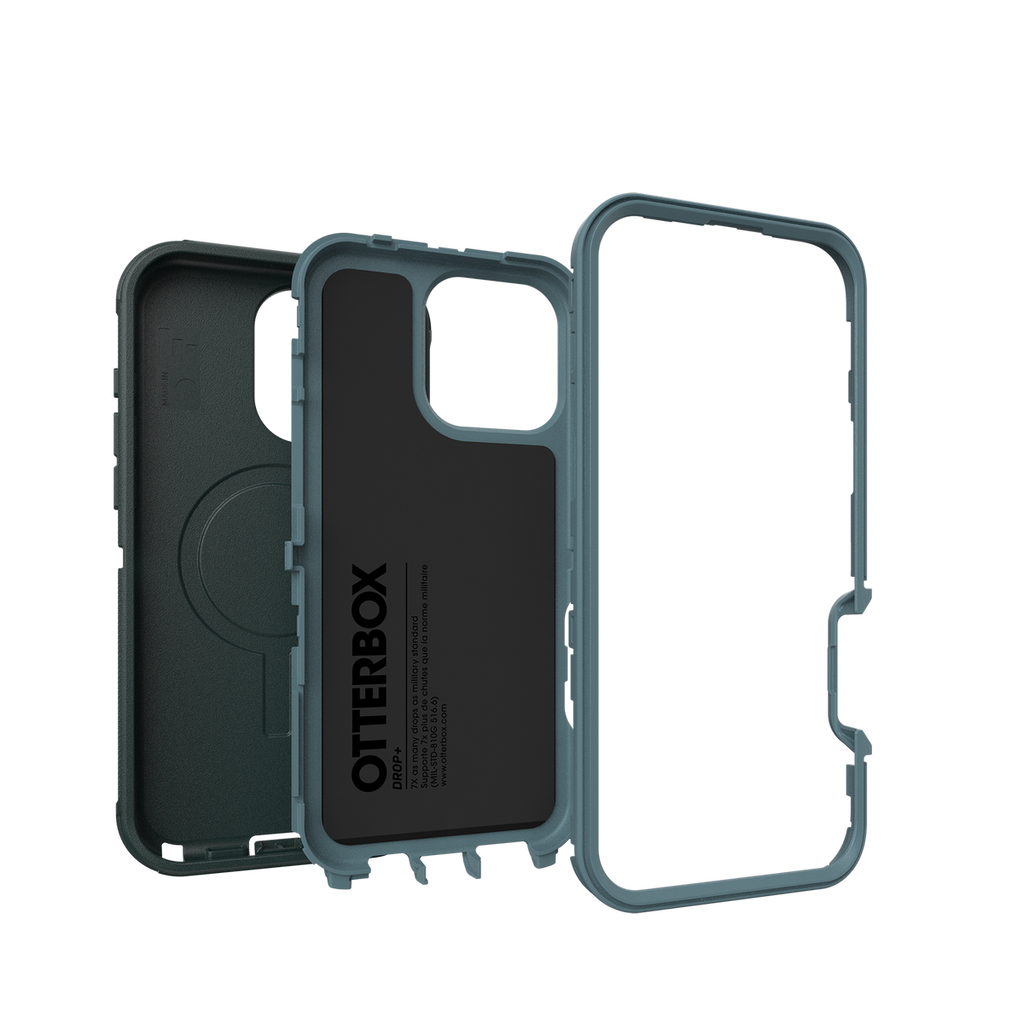 OtterBox Defender MagSafe 77-95997 in Sagebrush Green, three-layer construction