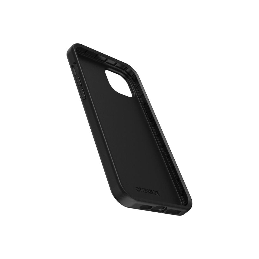 OtterBox Symmetry case for iPhone 14 Plus in black, interior and port openings