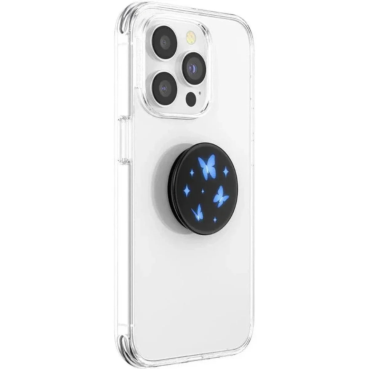 PopSockets Moon Flutters 806702 collapsed grip shown on a phone case